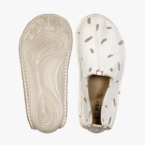 Vivobarefoot ABABA CANVAS SWIPE Slip On Dames Wit | ZTEPNGR-95