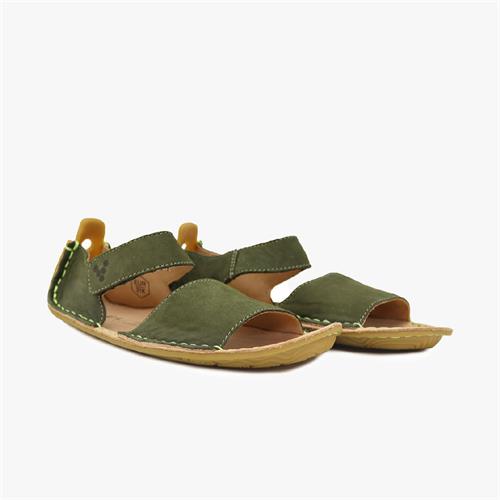 Vivobarefoot ABABA Sandalen Kinderen Brown/Green | EMDZIWC-76