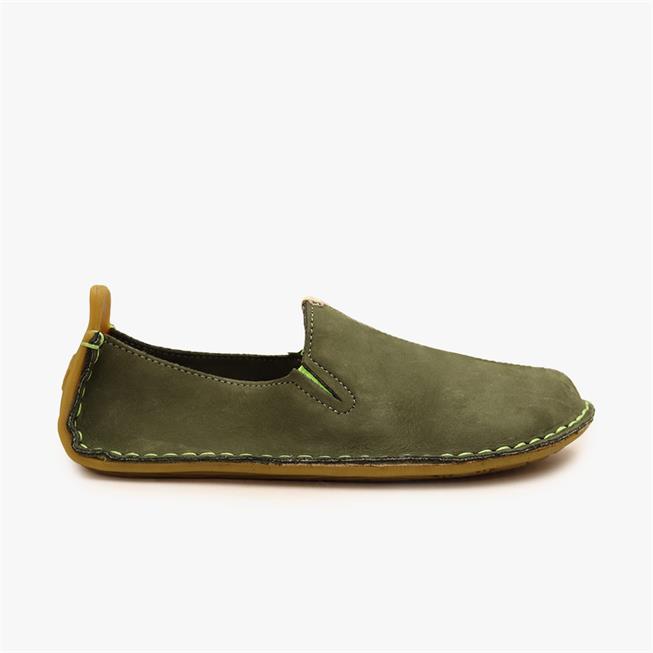 Vivobarefoot ABABA Slip On Kinderen Brown/Green | SFMYOHC-59