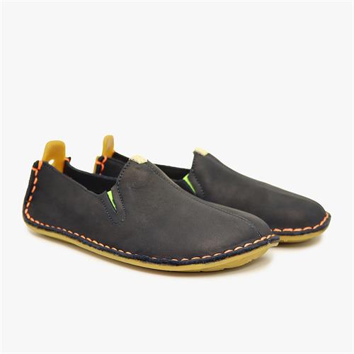 Vivobarefoot ABABA Slip On Kinderen Donkerblauw | OWCPZFJ-68