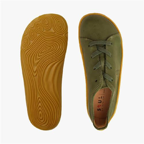 Vivobarefoot ADDIS JUNIOR Sneakers Kinderen Brown/Green | BMXOPNQ-73