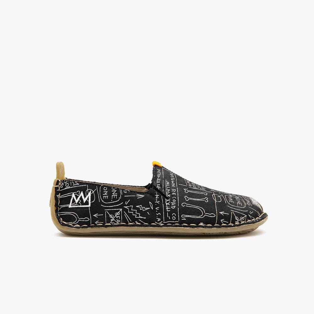 Vivobarefoot Ababa Basquiat Slip On Kinderen Zwart | PNQFLIM-43