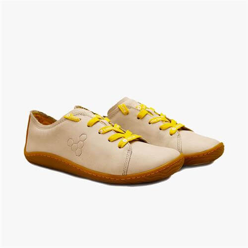 Vivobarefoot Addis Little Sun Sneakers Dames Beige | PAFMXNR-13