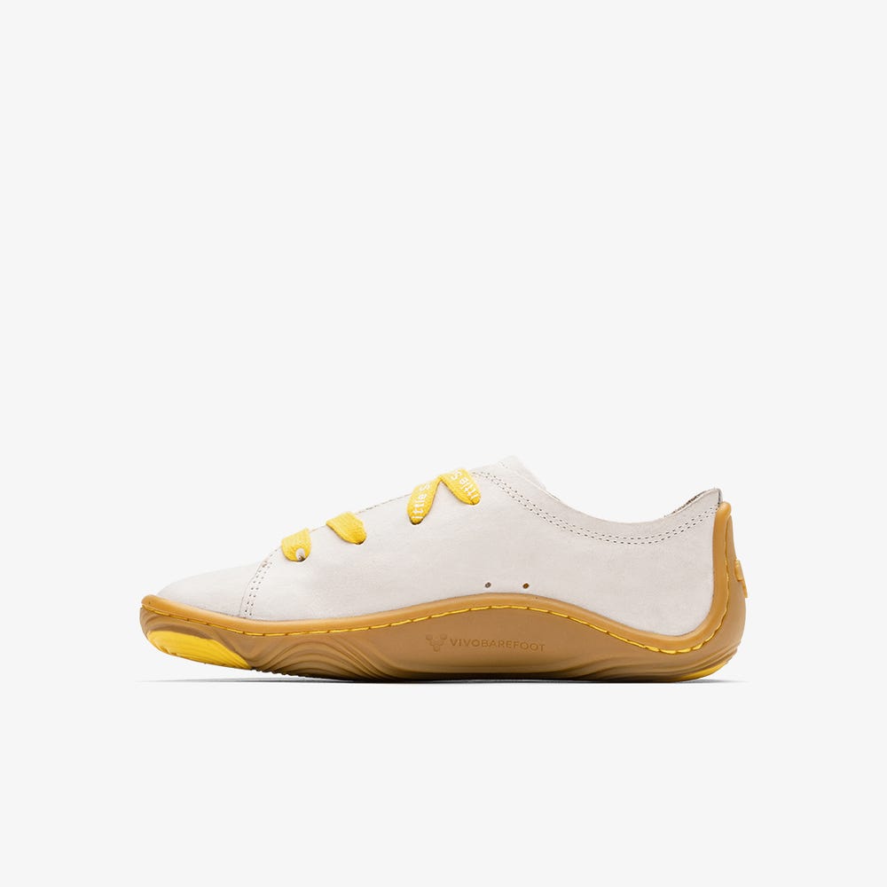 Vivobarefoot Addis Little Sun Sneakers Kinderen Beige | QDXPEIC-72