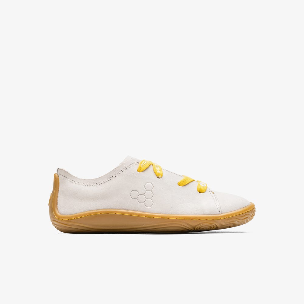 Vivobarefoot Addis Little Sun Sneakers Kinderen Beige | QDXPEIC-72