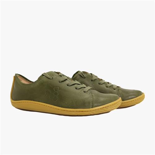 Vivobarefoot Addis Sneakers Dames Brown/Green | KVHBDST-19