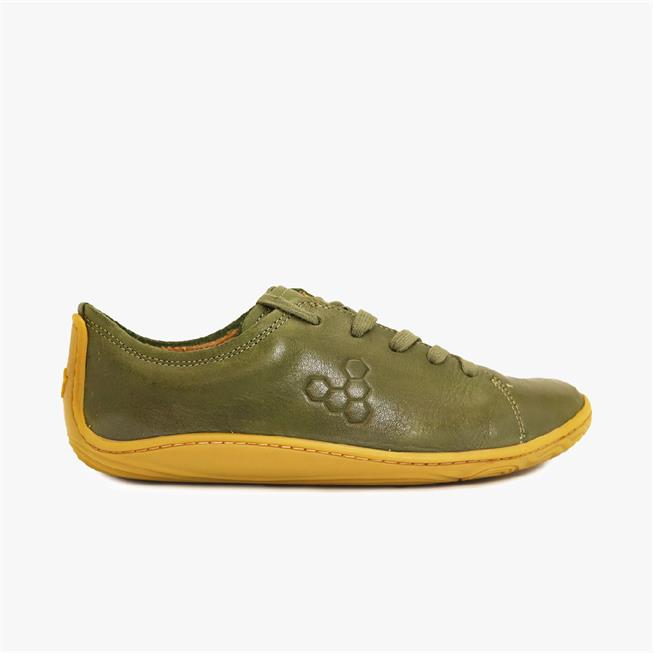 Vivobarefoot Addis Sneakers Dames Brown/Green | KVHBDST-19