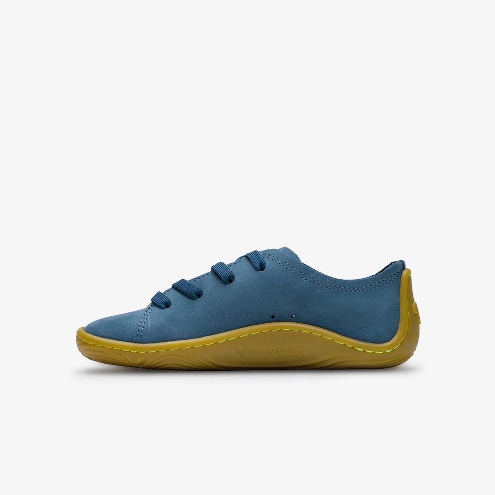 Vivobarefoot Addis Sneakers Kinderen Indigo | NDTQSKU-31