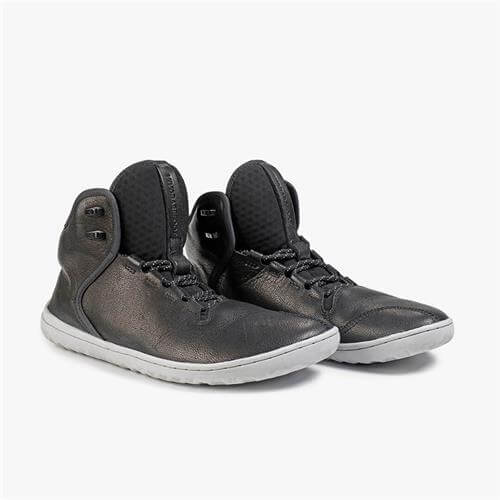 Vivobarefoot BOROUGH Sneakerboot Heren Obsidian | UXHYSOI-73