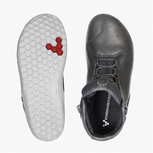 Vivobarefoot BOROUGH Sneakerboot Heren Obsidian | UXHYSOI-73