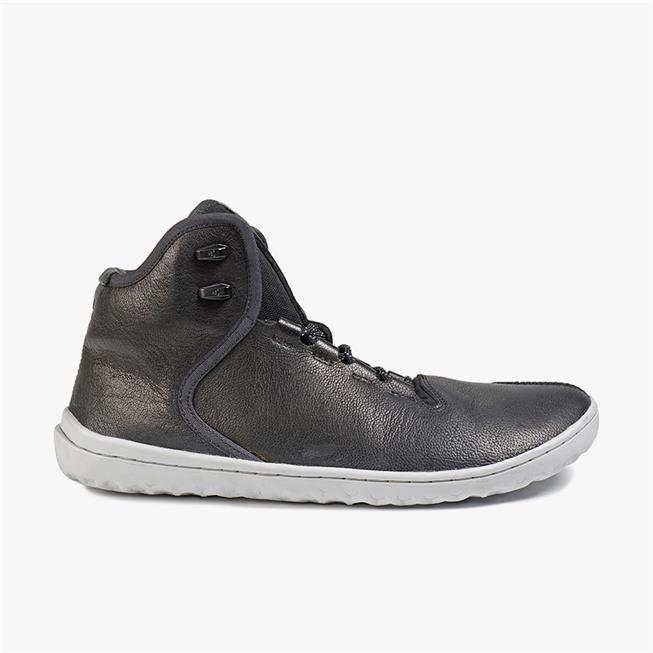 Vivobarefoot BOROUGH Sneakerboot Heren Obsidian | UXHYSOI-73