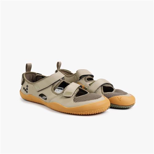 Vivobarefoot CAMINO Sandalen Dames Beige | EKAQTHP-91