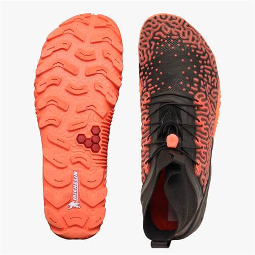 Vivobarefoot ESC TEMPEST Loopschoenen Dames Koraal | QVOMXGT-03