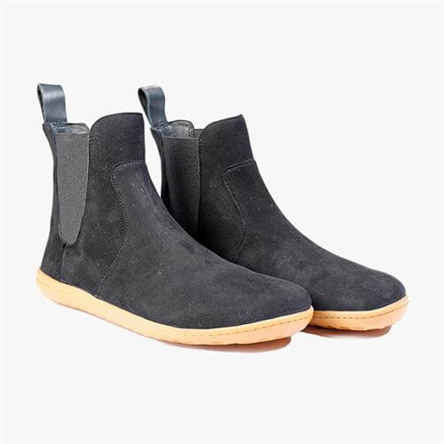 Vivobarefoot FULHAM Laarsjes Dames Obsidian | JGHTRLQ-98