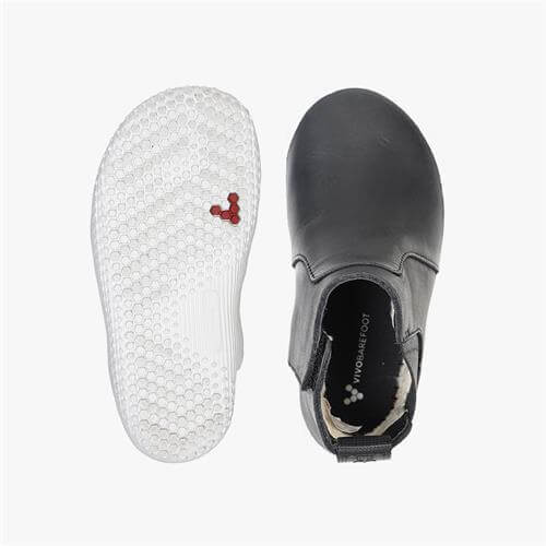 Vivobarefoot FULHAM Laarsjes Kinderen Obsidian | SMNDUWR-10