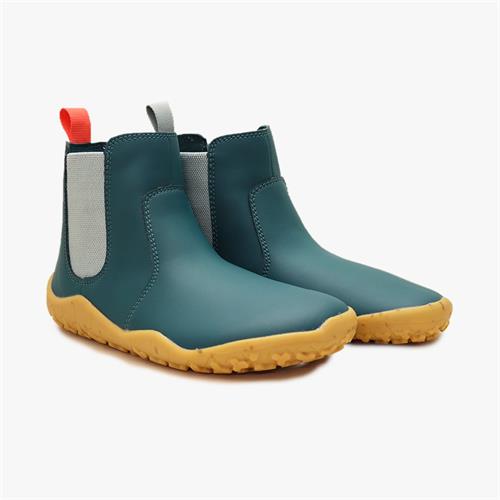 Vivobarefoot FULHAM RUBBER II LITTLE FOREST FOLK JUNIOR Laarzen Kinderen Blauw | JWVODIF-37