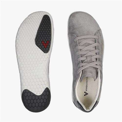 Vivobarefoot GEO COURT Sneakers Dames Grijs | FINOHKL-60