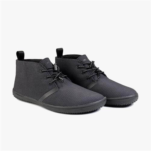 Vivobarefoot GOBI II CANVAS Winterschoenen Dames Zwart | GCIOYPN-09