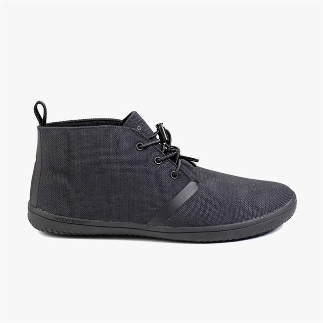 Vivobarefoot GOBI II CANVAS Winterschoenen Dames Zwart | GCIOYPN-09