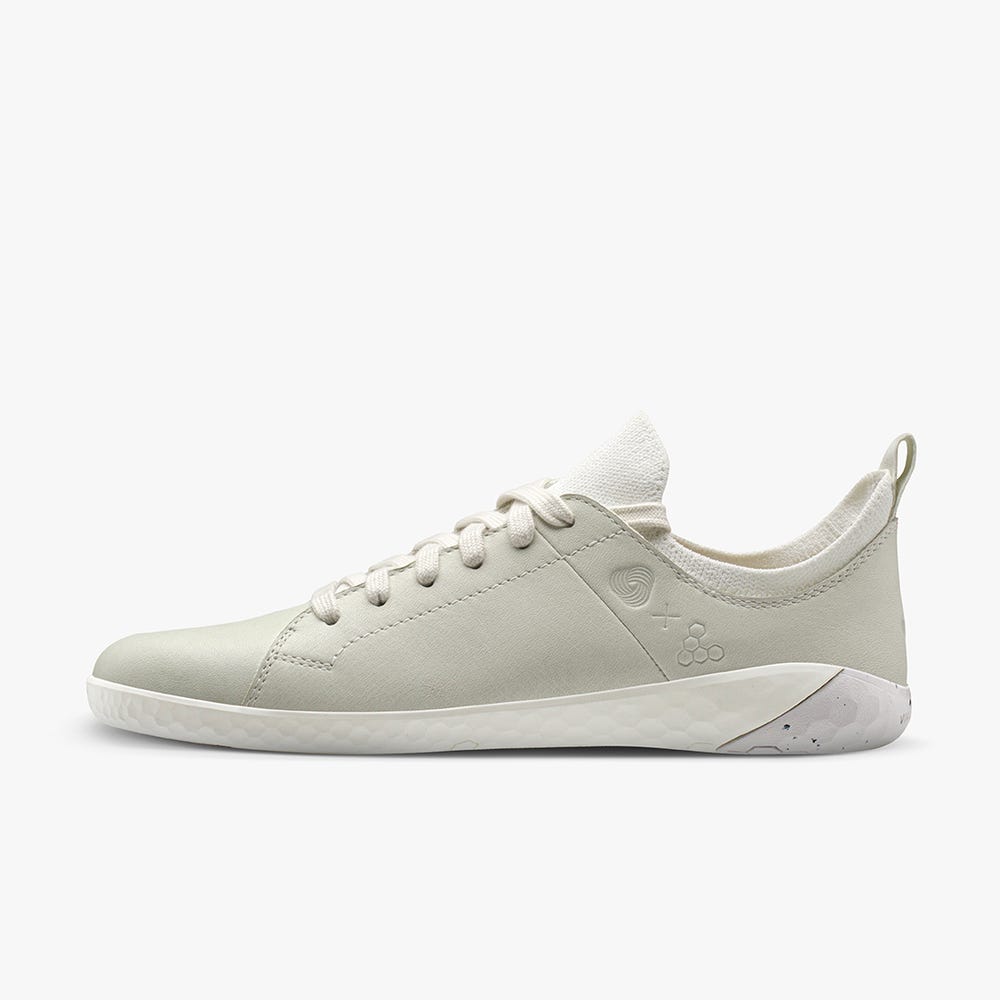 Vivobarefoot Geo Court Knit Sneakers Dames Lichtgroen Grijs | JSPNAXT-84