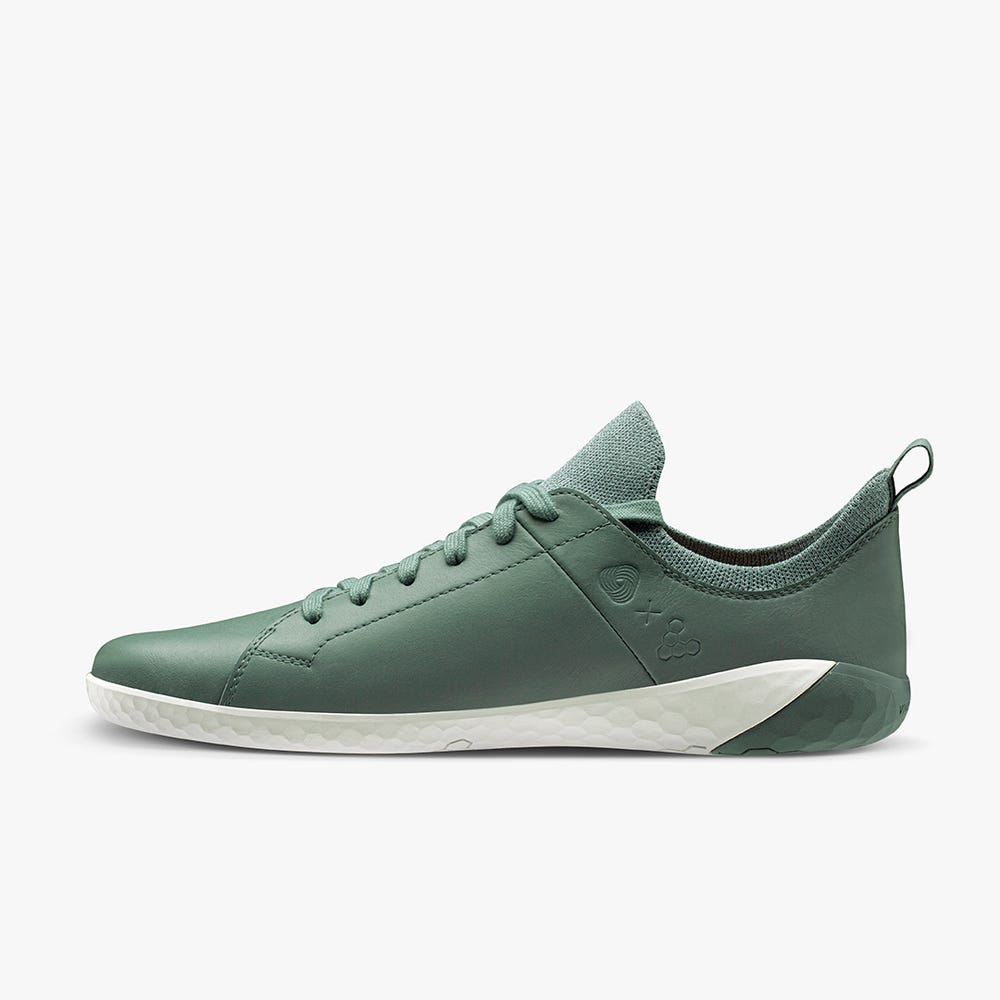 Vivobarefoot Geo Court Knit Sneakers Dames Groen | PHIFLRG-47