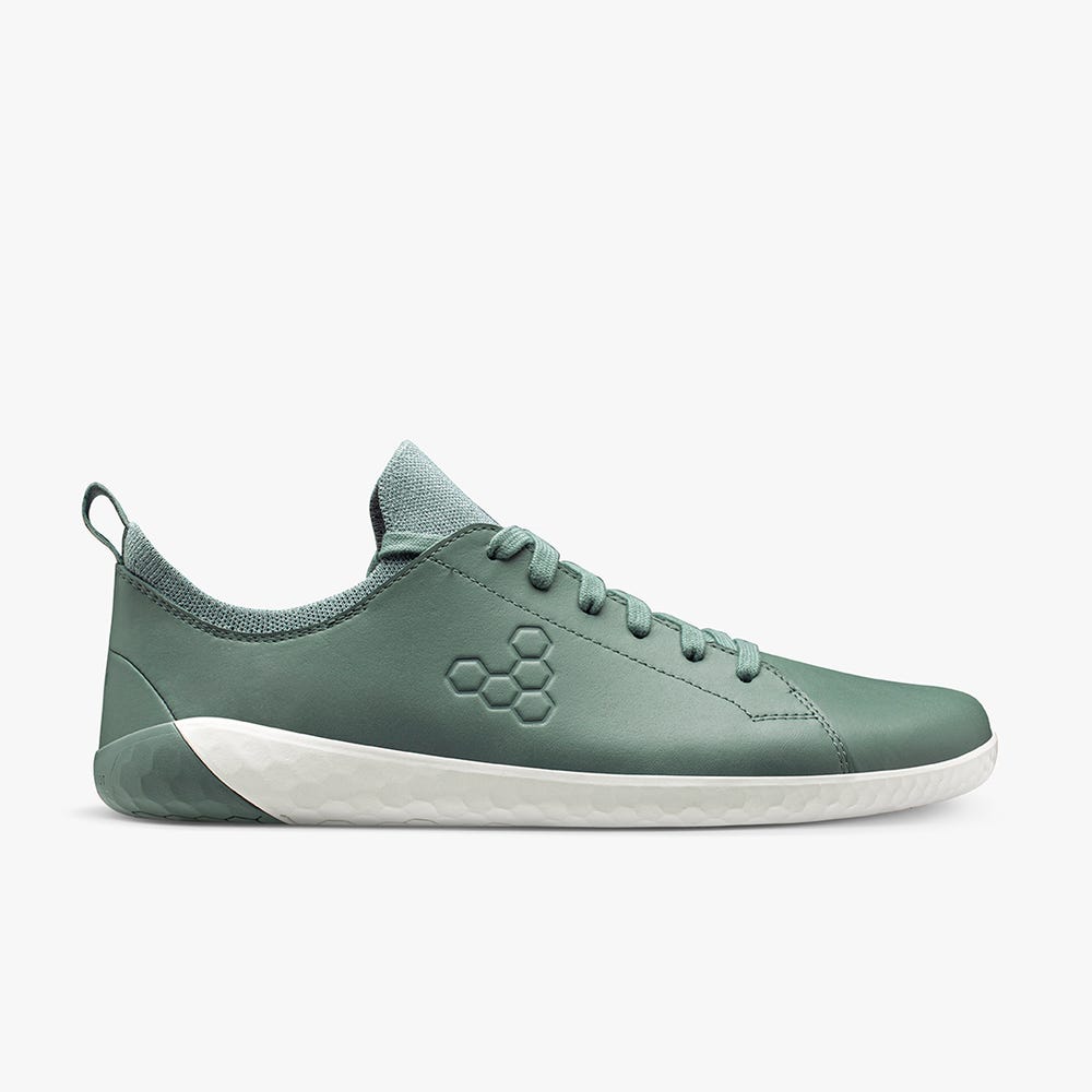 Vivobarefoot Geo Court Knit Sneakers Dames Groen | PHIFLRG-47