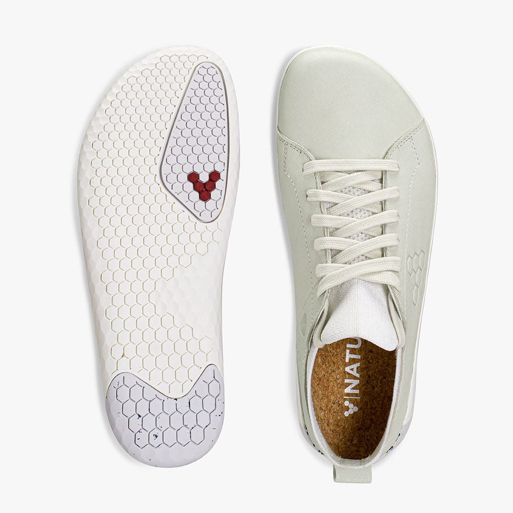 Vivobarefoot Geo Court Knit Sneakers Heren Lichtgrijs | YOCQVDP-94