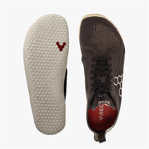 Vivobarefoot Geo Racer Knit Loopschoenen Heren Obsidian | SGBWVXP-23