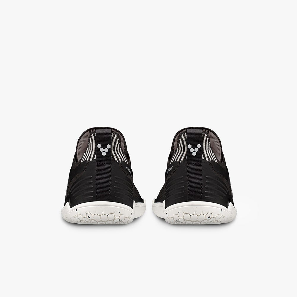 Vivobarefoot Geo Racer Knit Sneakers Dames Obsidian | CTQHEDN-73