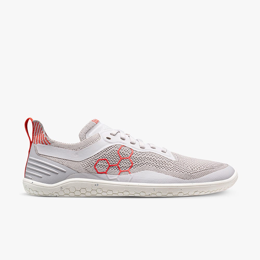 Vivobarefoot Geo Racer Knit Sneakers Dames Grijs | FEQRXBK-17