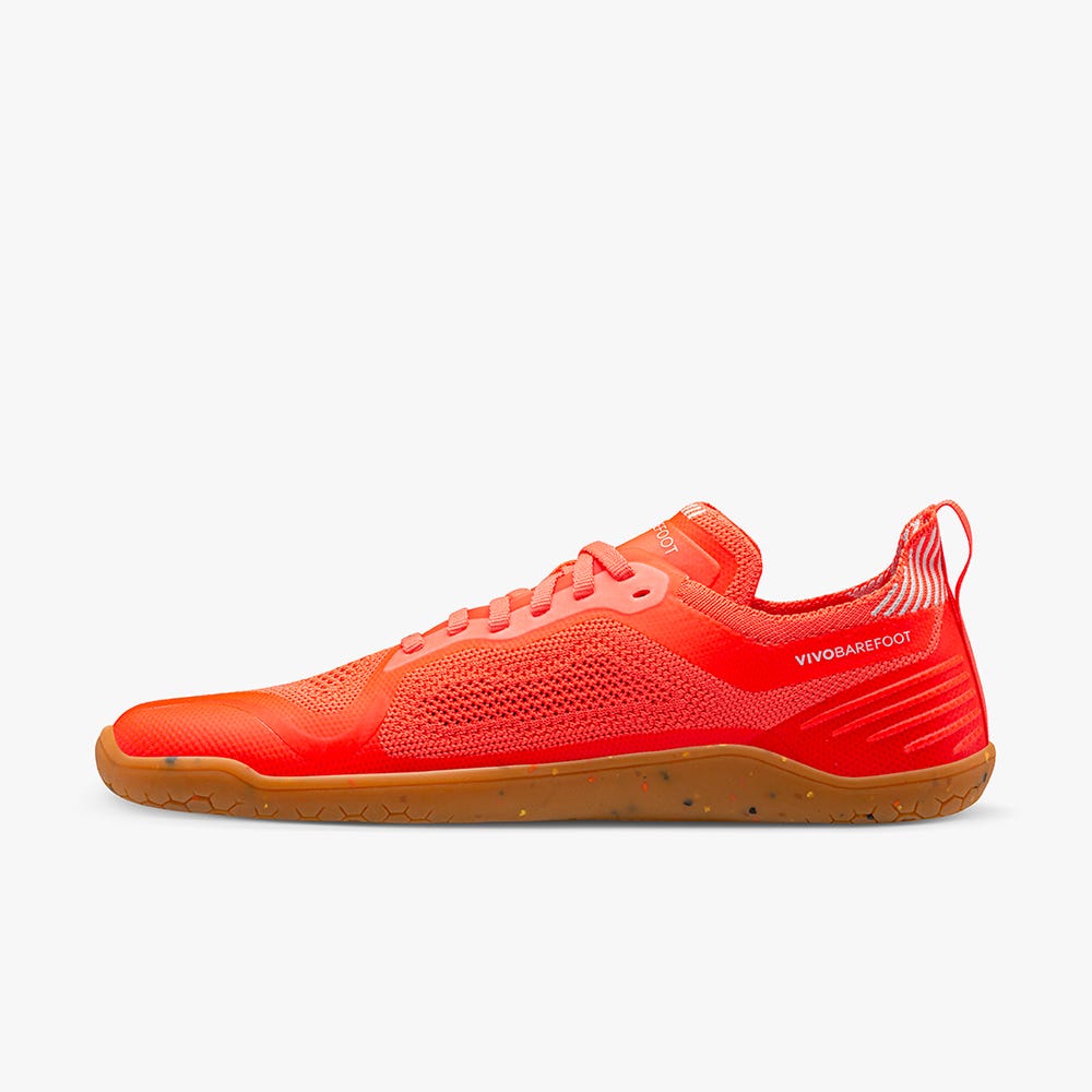 Vivobarefoot Geo Racer Knit Sneakers Dames Oranje | PFIVDXC-19