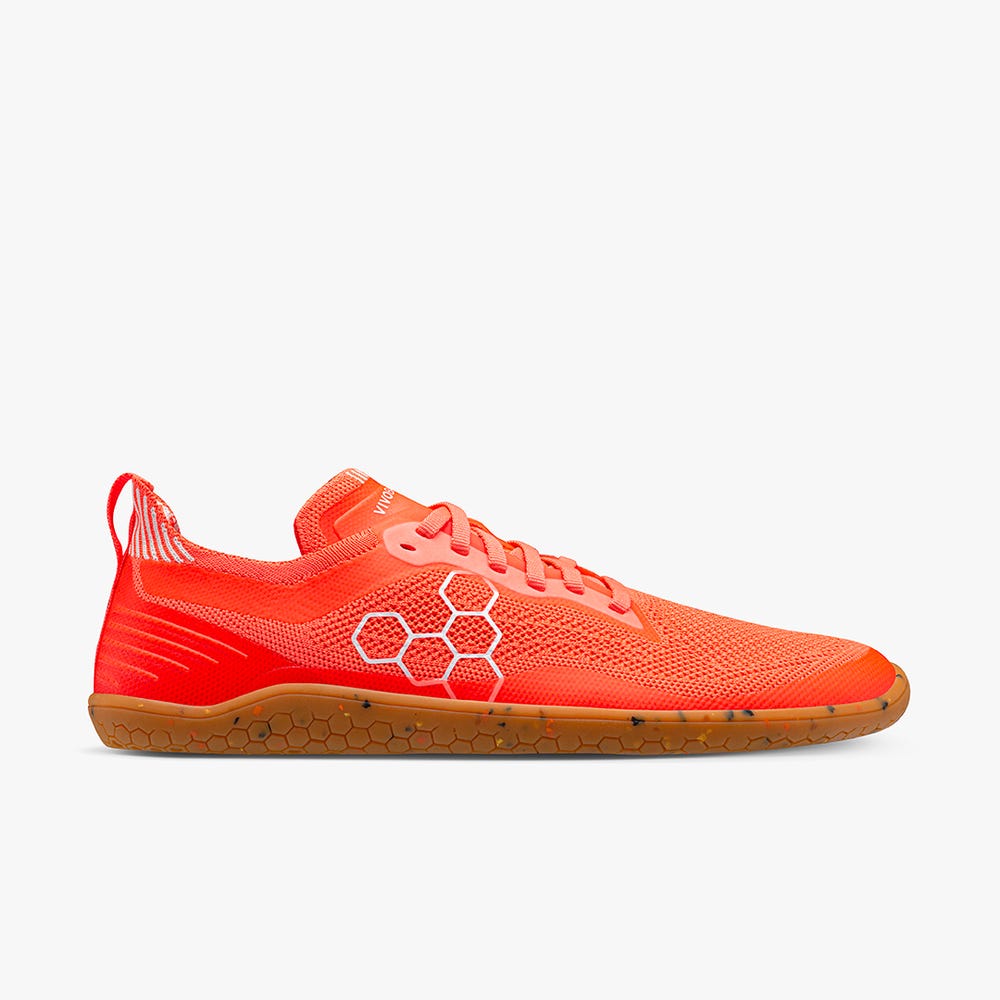 Vivobarefoot Geo Racer Knit Sneakers Dames Oranje | PFIVDXC-19