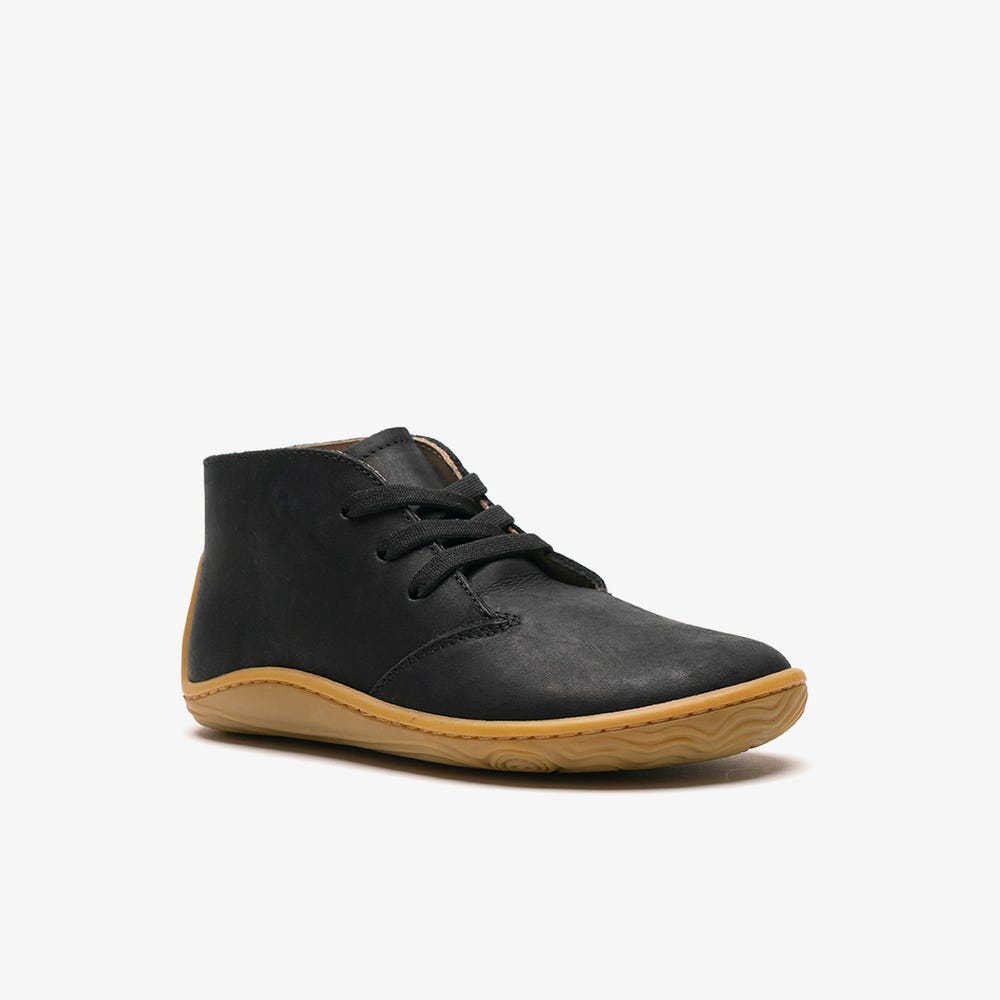 Vivobarefoot Gobi Addis Winterschoenen Kinderen Obsidian | FGDNQKW-21