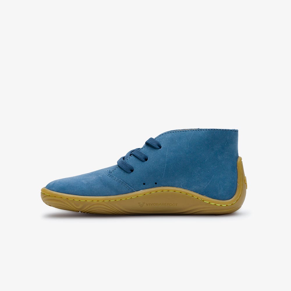 Vivobarefoot Gobi Addis Winterschoenen Kinderen Indigo | YFMCPQH-36