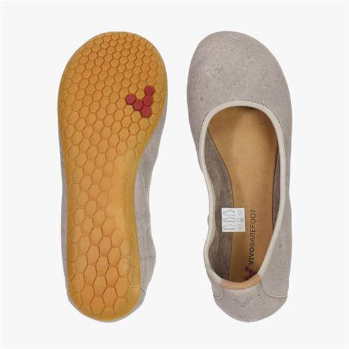 Vivobarefoot JING JING Balletschoenen Dames Beige | ELAUFDH-87