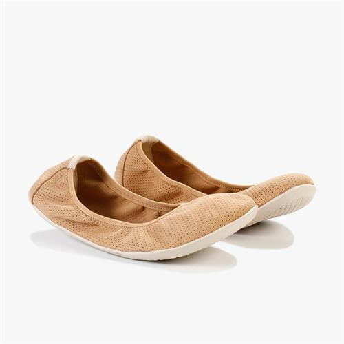 Vivobarefoot JING JING Balletschoenen Dames Bruin | QKSERXZ-04