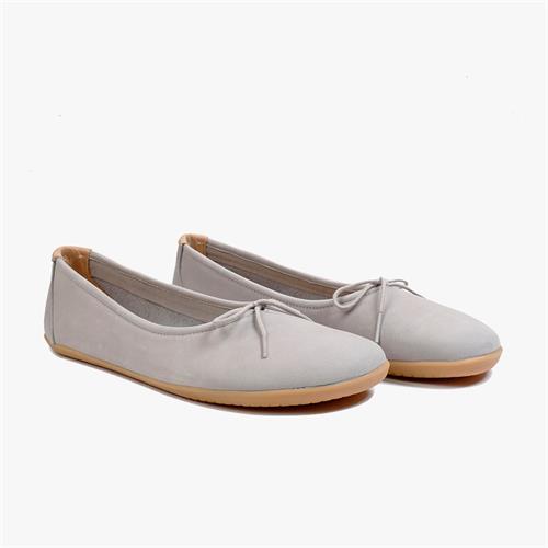 Vivobarefoot JING JING LACE Balletschoenen Dames Grijs | GEPUFAK-82