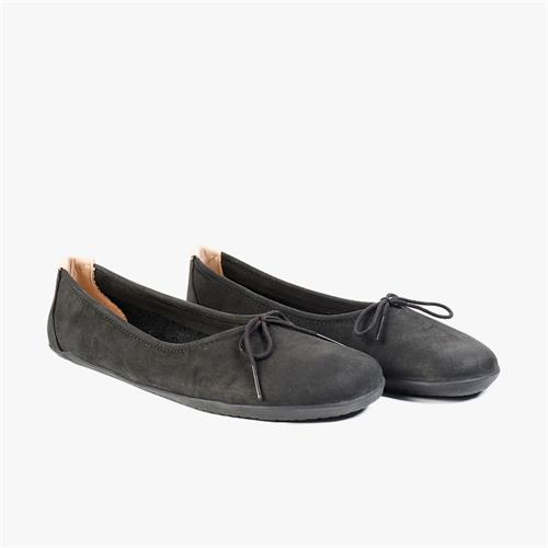 Vivobarefoot JING JING LACE Balletschoenen Dames Obsidian | IMOBCYA-84