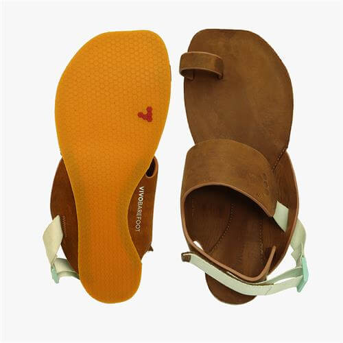 Vivobarefoot KOLHAPURI Sandalen Dames Bruin | NPSCZKA-34