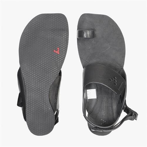 Vivobarefoot KOLHAPURI Sandalen Dames Zwart | JOQUBTK-49