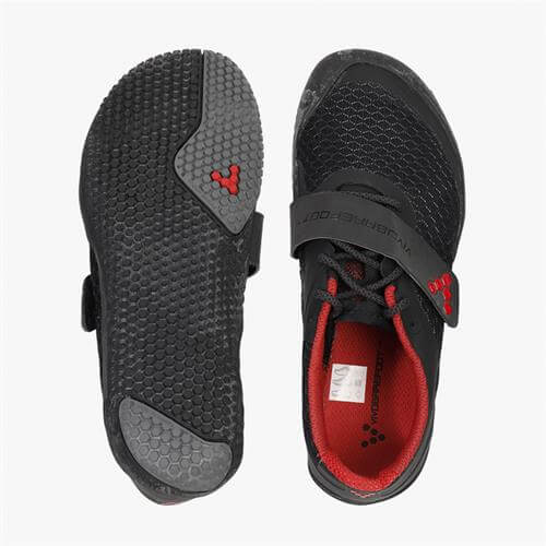 Vivobarefoot MOTUS Sneakers Dames Black/Red | CMSPFXU-61