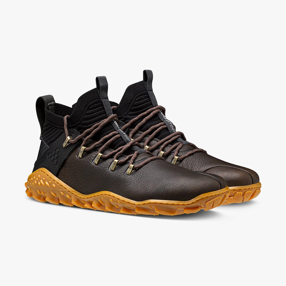 Vivobarefoot Magna Forest Esc Wandellaarzen Heren Zwart | GPRDUFB-86