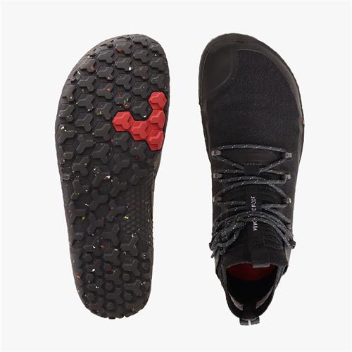 Vivobarefoot Magna Trail II FG Wandellaarzen Dames Obsidian | DPOWBXR-80