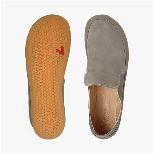 Vivobarefoot Opanka Slip On Dames Grijs | LKNITUQ-75