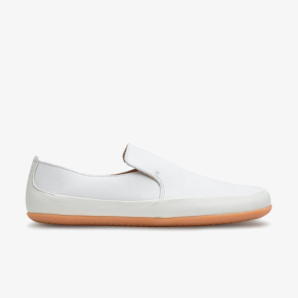 Vivobarefoot Opanka Slip On Heren Wit | LOMTRQX-27