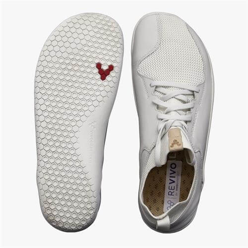 Vivobarefoot PRIMUS KNIT LUX Sneakers Dames Wit | HUOJIMS-13