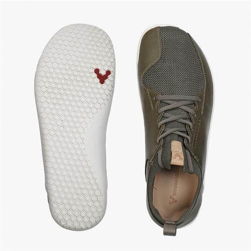 Vivobarefoot PRIMUS KNIT Sneakers Dames Olijfgroen | NEIGQVO-20