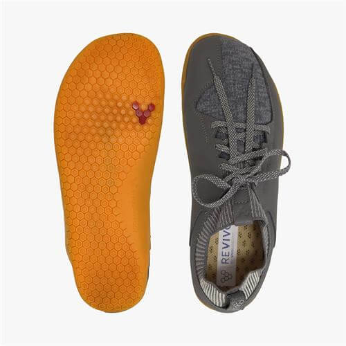 Vivobarefoot PRIMUS KNIT WMK Casual Schoenen Heren Diepgrijs | EYCDOZG-60