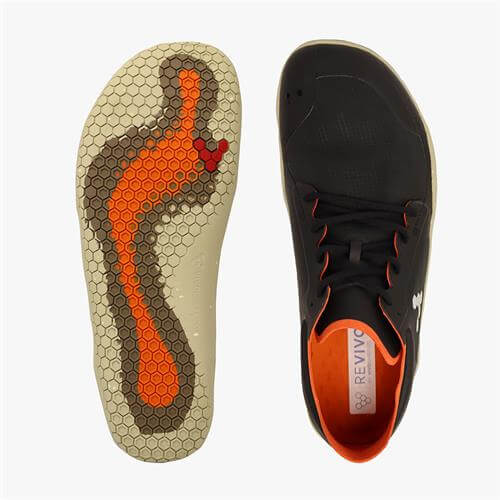 Vivobarefoot PRIMUS LITE II WEATHER Sneakers Dames Obsidian | KCBMTQP-70