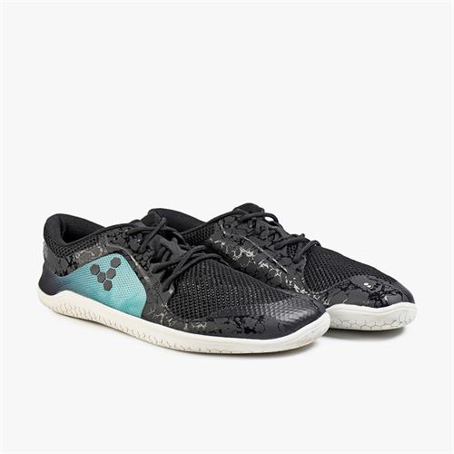 Vivobarefoot PRIMUS LITE Loopschoenen Dames Black/Mint/Green | UHCDVTX-06